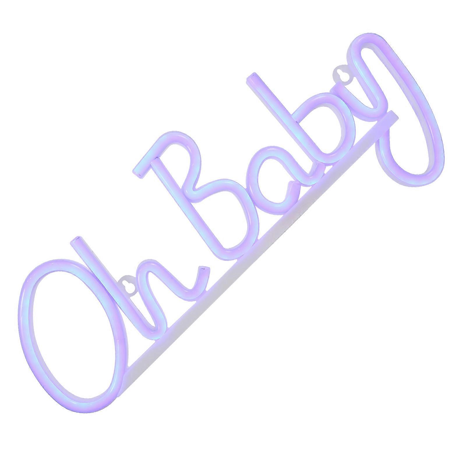 Decorative Neon Night Signs Letter Shape Usb Powered Homeowners 1Pack