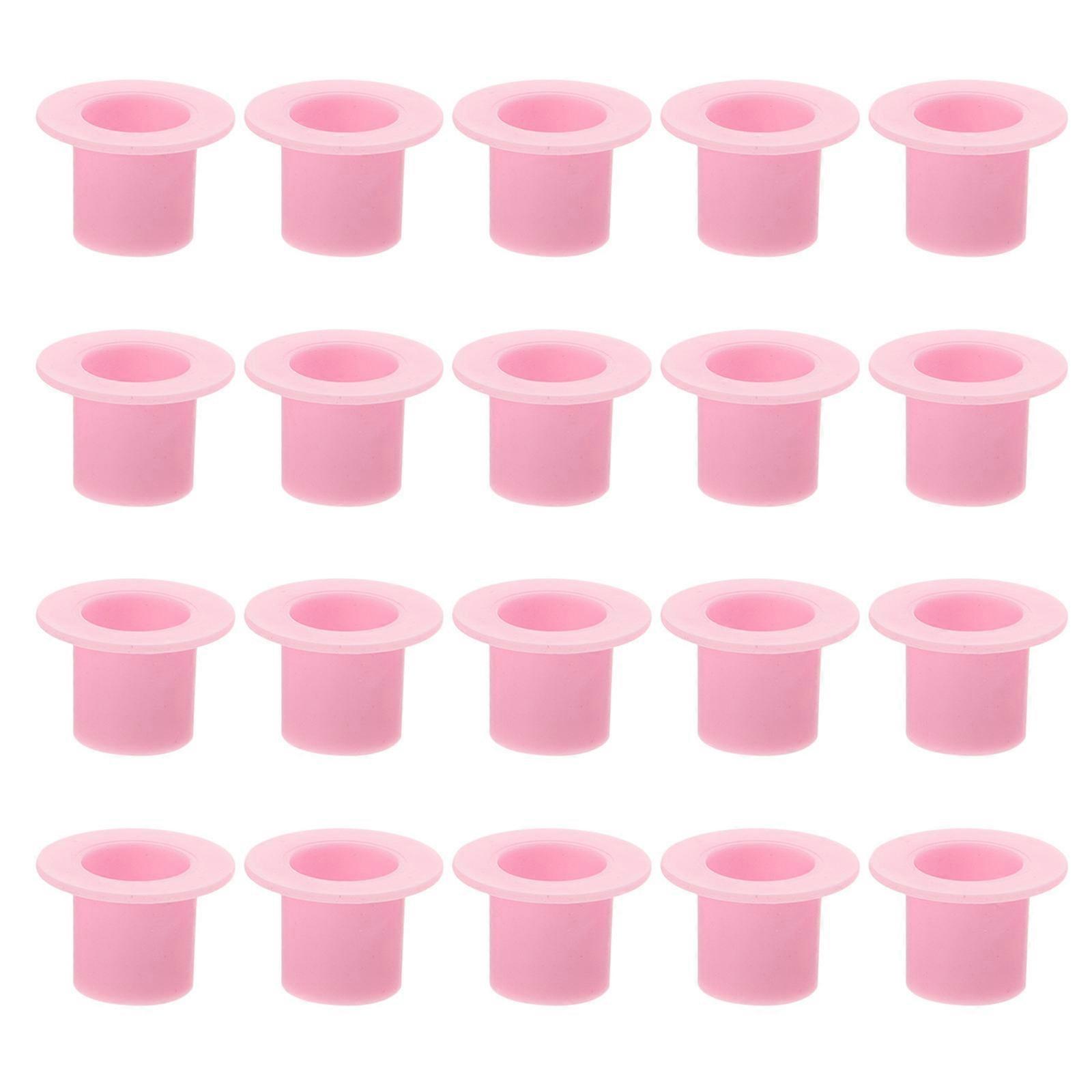 Pink Plastic Cake Cap for Decor Adorable Hat Design to Match Different Cake Styles and Add Charm 20pcs