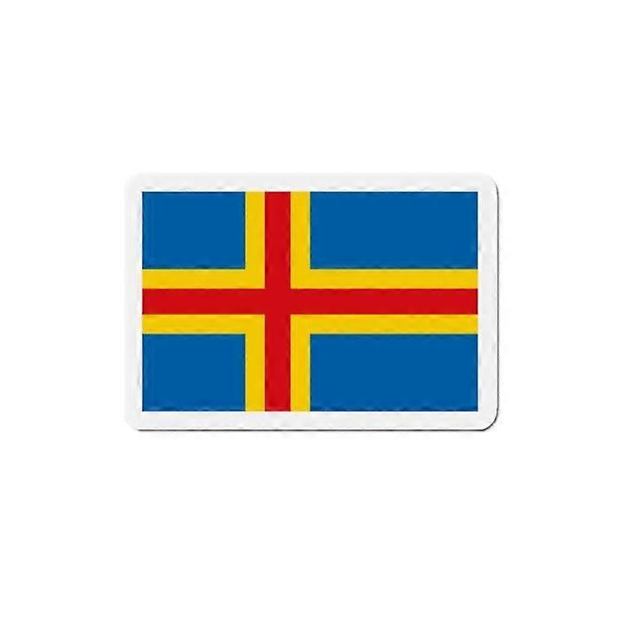 Aland Flag Magnet - Multicolor - 6 cm - 50 pieces - Synthetic resin - Mixed