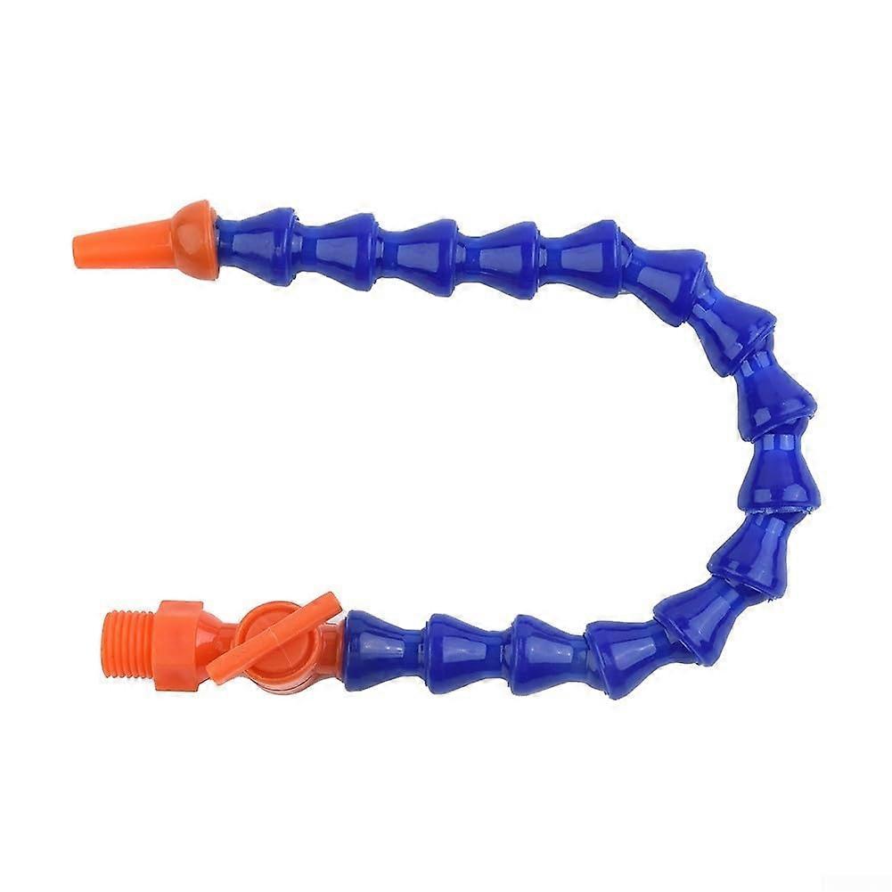 Adjustable 30 cm Flexible Plastic Coolant Pipe with Interchangeable Round and Flat Nozzles for Optimal Performance