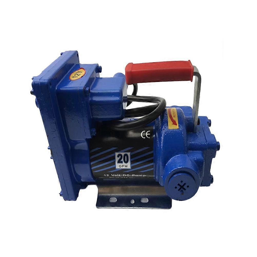 Portable Gasoline Siphon Hose Pump 12Volt Dc 20Gpm Heavy Duty For Automotive Users Thermally Protected 10.2X5.9X7.1In 1Pack