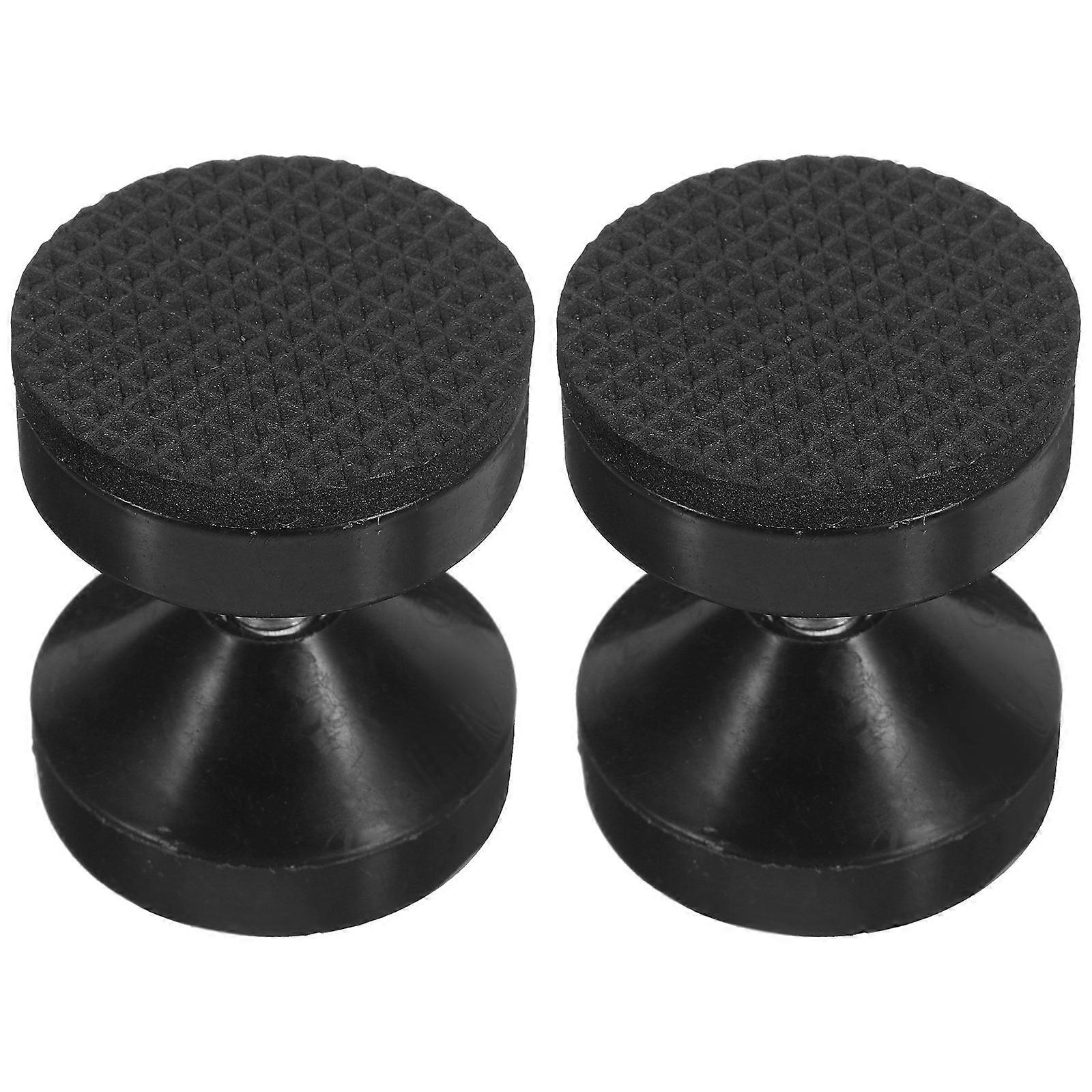 Headboard Stopper Anti Slip Support Adjustable Up To 4.7Cm Black Absorption Bedroom Furniture 2Pcs