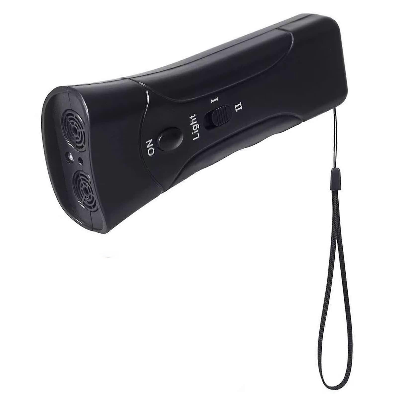 Ultrasonic Dual Head Anti Bark Dog Training Device Portable No Shock Dog Trainer with Adjustable Sensitivity Settings