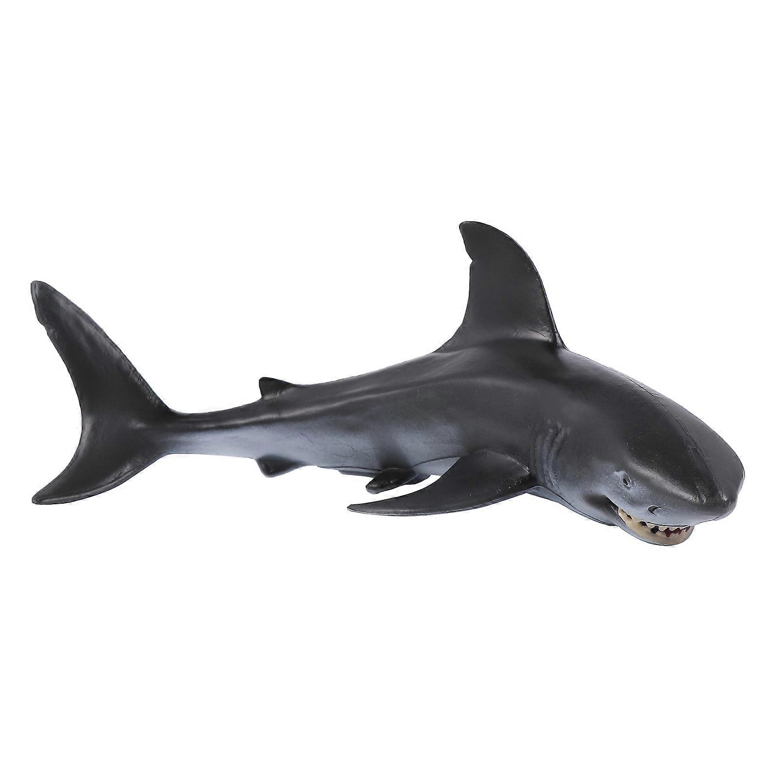 Simulation Shark Model Plastic Figurine for Educational Play and Home Decoration