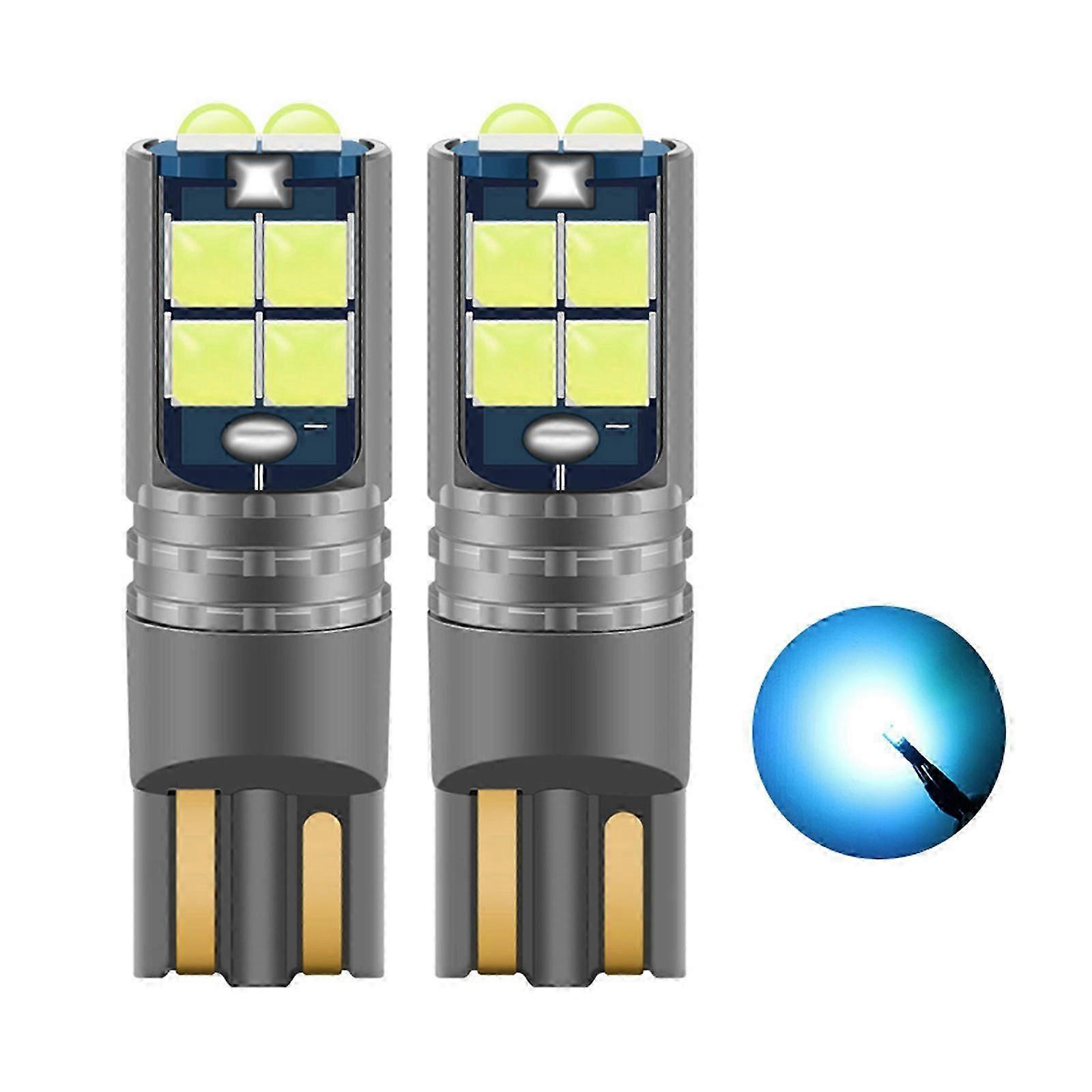 Led Signal Bulb 3030 Car Reading Lights T10 10smd Dome Wedge License Plate Lamp