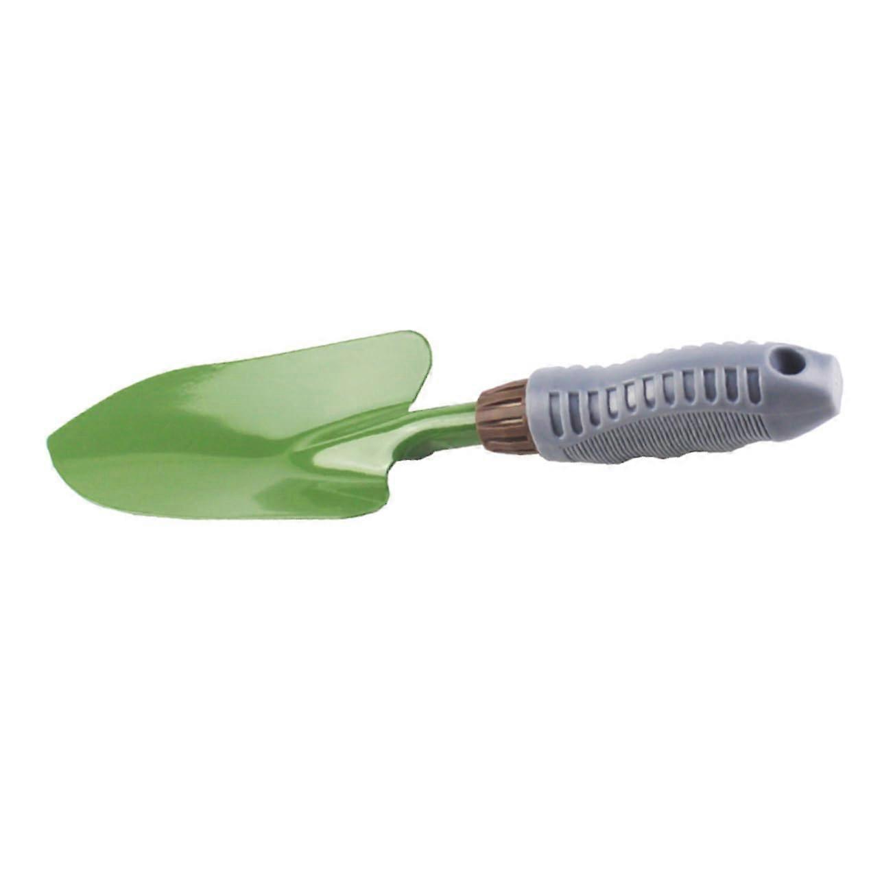 Garden Tool Green Shovel With PVC Handle Durable Iron Construction For Soil Cultivation Practical Gardening Tool