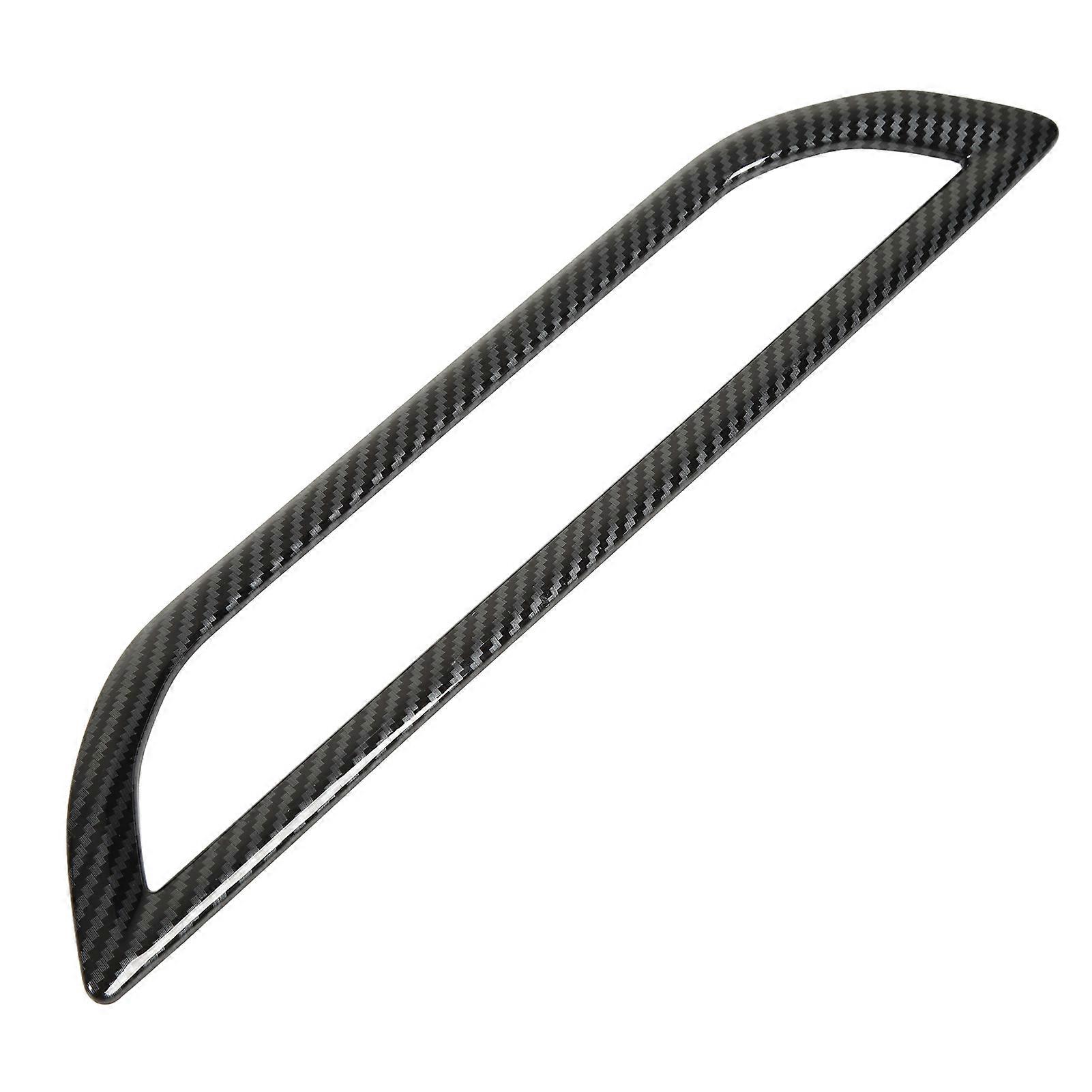 Dashboard Air Vent Outlet Frame Cover Carbon Fiber Pattern Center Wind Outlet Frame Trim Replacement for ID.4 
