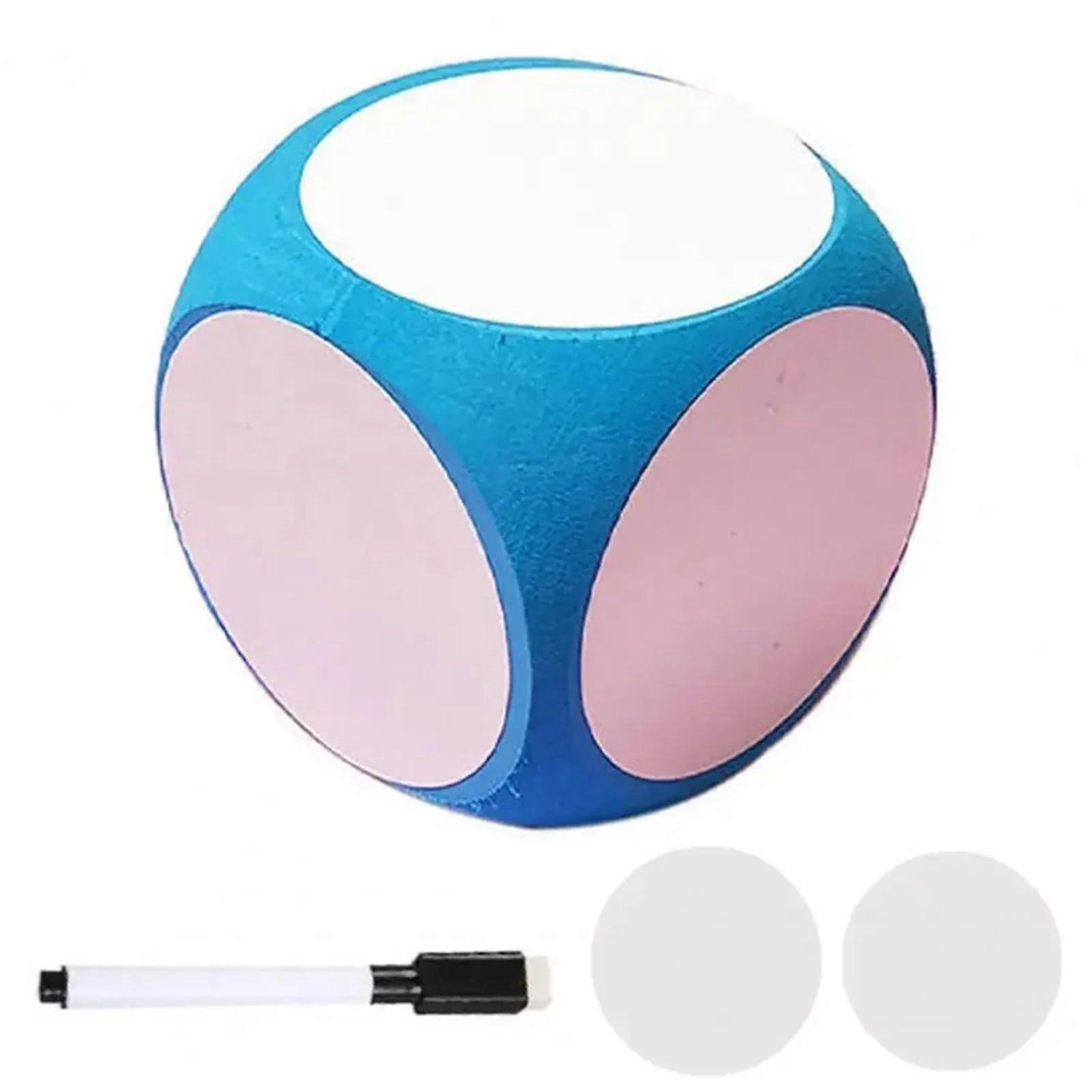 DIY Foam Cube, Erasable Foam, Blank Game Dice, Dry Wipe Block, Writable Game Dice