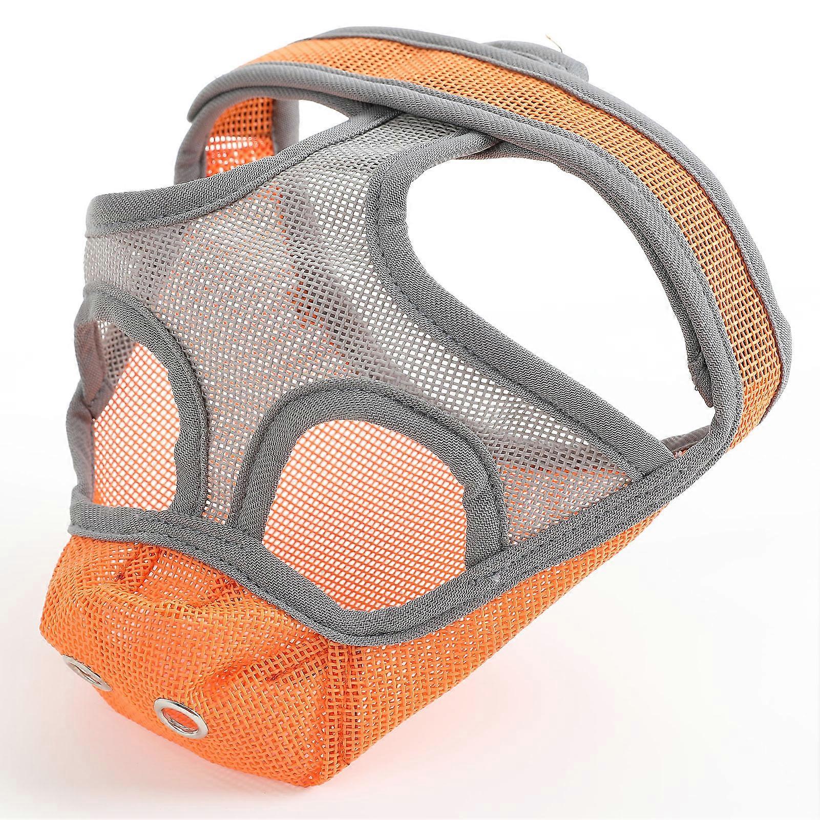 短い鼻の犬のための犬の口輪通気性メッシュは、噛む吠えを防ぎます