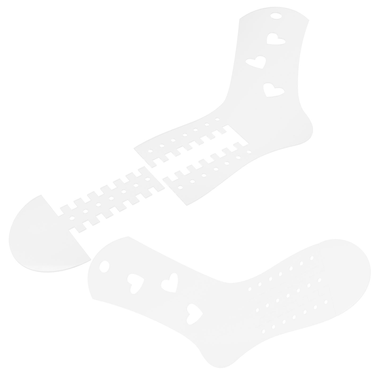 Sock Stretcher For Knitting Expandable Design Sock Forms Knitting DIY Users 2Pcs