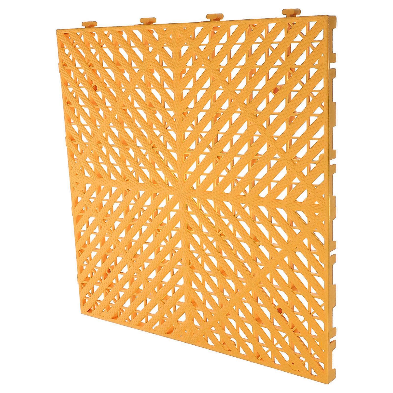 Deck Drain Tiles Business Owners Maintenance Staff Plastic 40.00X40.00X1.90CM Durable and Weather Resistant 1Pack