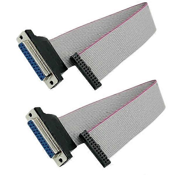 Wire Flat Ribbon Cable Db25 Female to -26 Female Connector for LCD Monitors, Connection Circuit Boa