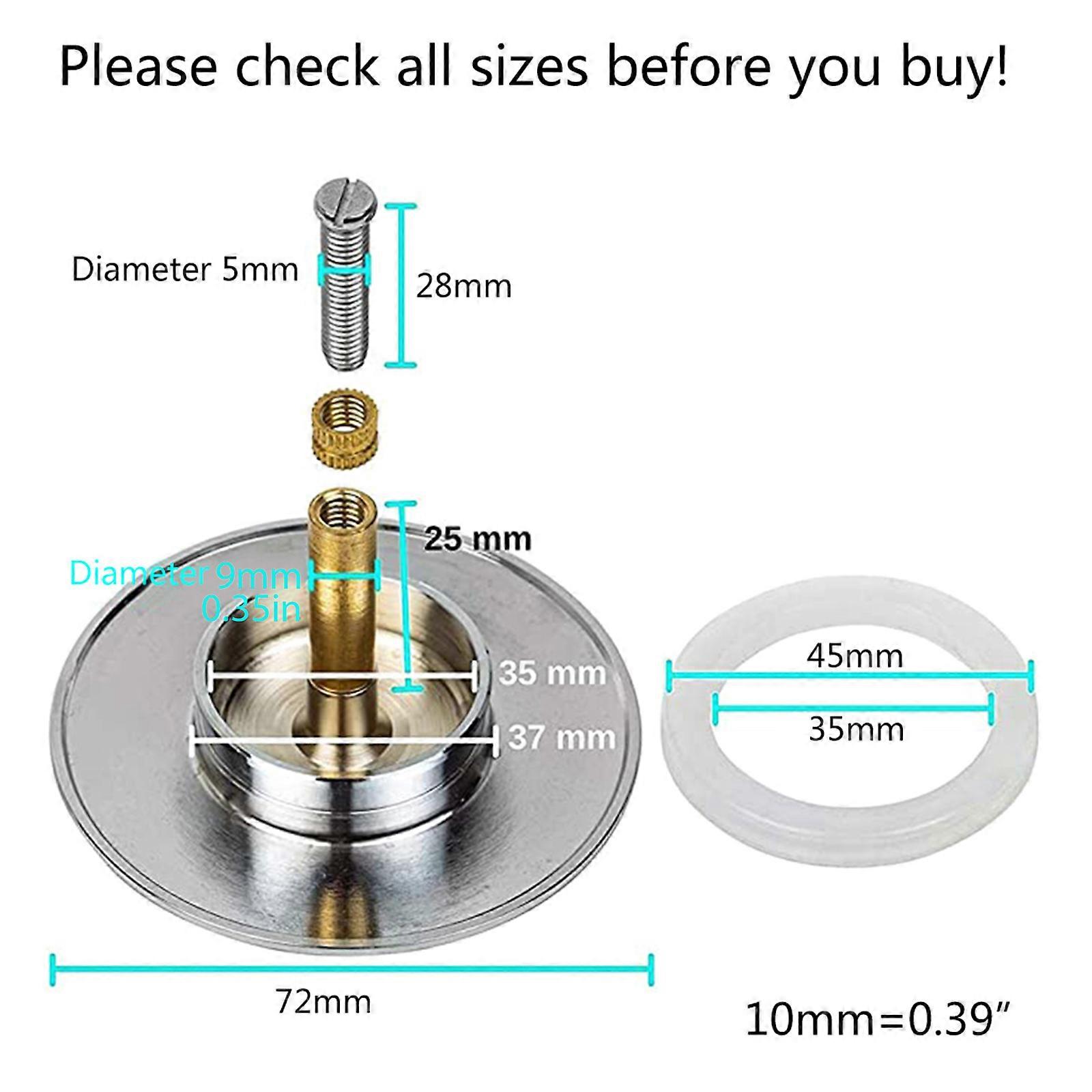 72 mm badekarpropp baderomsvask kjøkkenvask justering manuell løfteavløpsplugg flerfarget