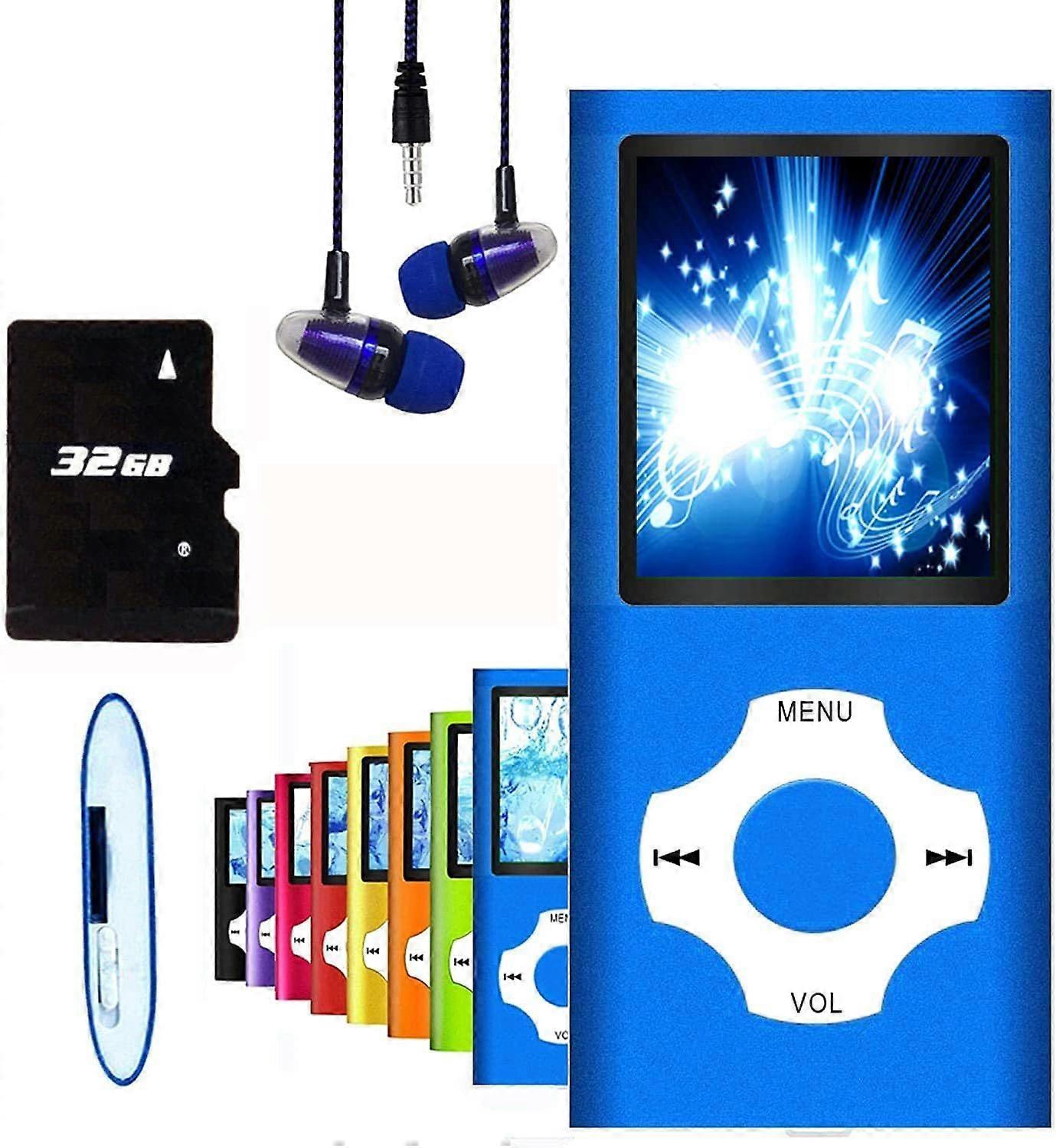 2025 Newest MP3 Player/MP4 Player, Hotechs MP3 Music Player with 32GB Memory SD