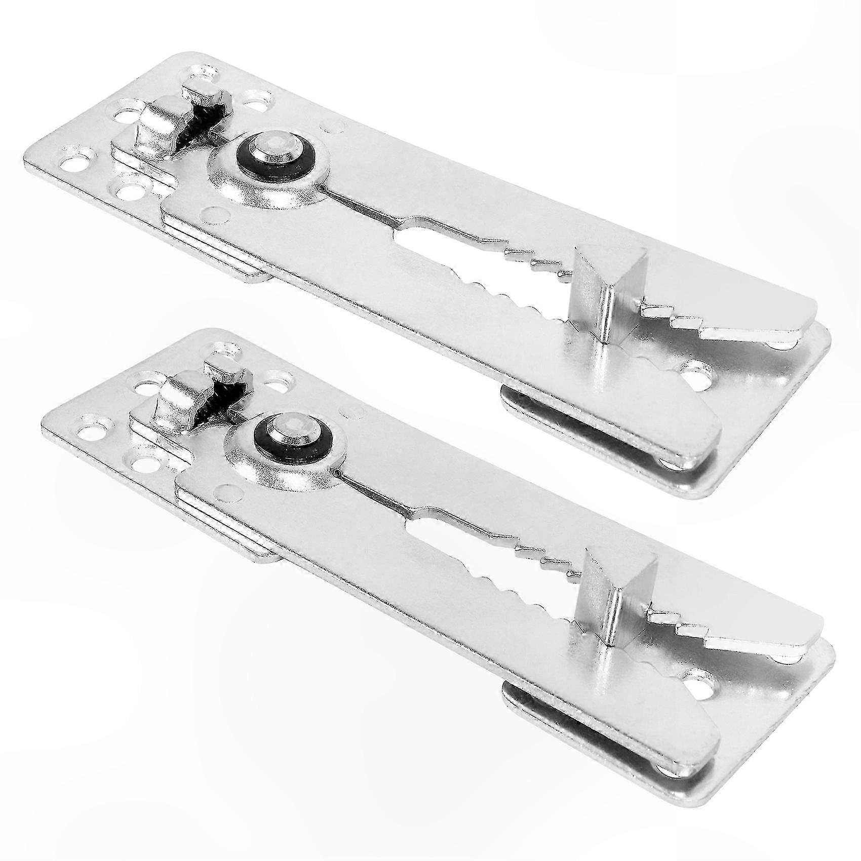 Sectional Sofa Connector Hardware, 2 Pack Metal Furniture Clips for Modular Couches and Sectionals