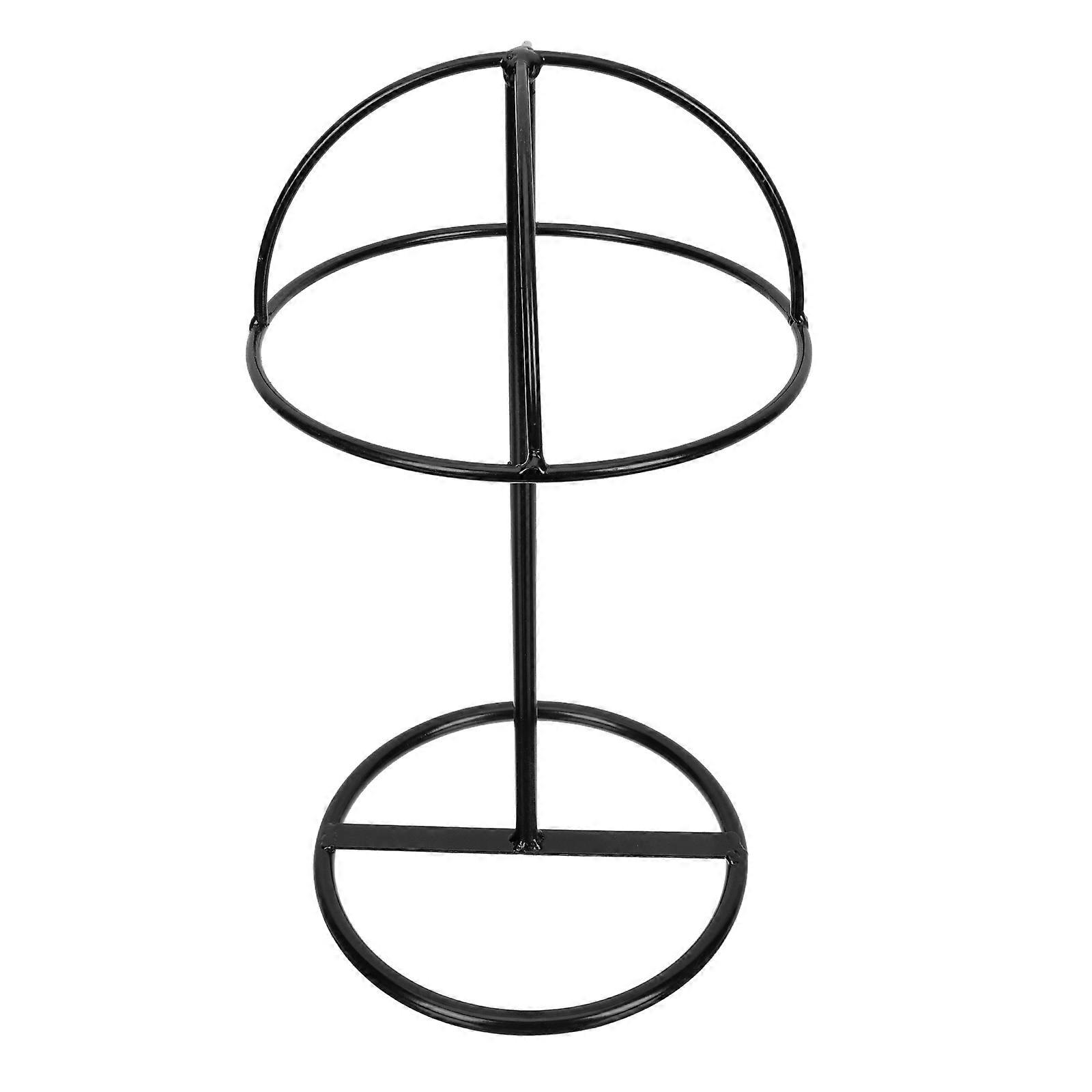 Freestanding Hat Display Stand For Home Use With Classic Curved In Black Featuring Strong Support 1Pack