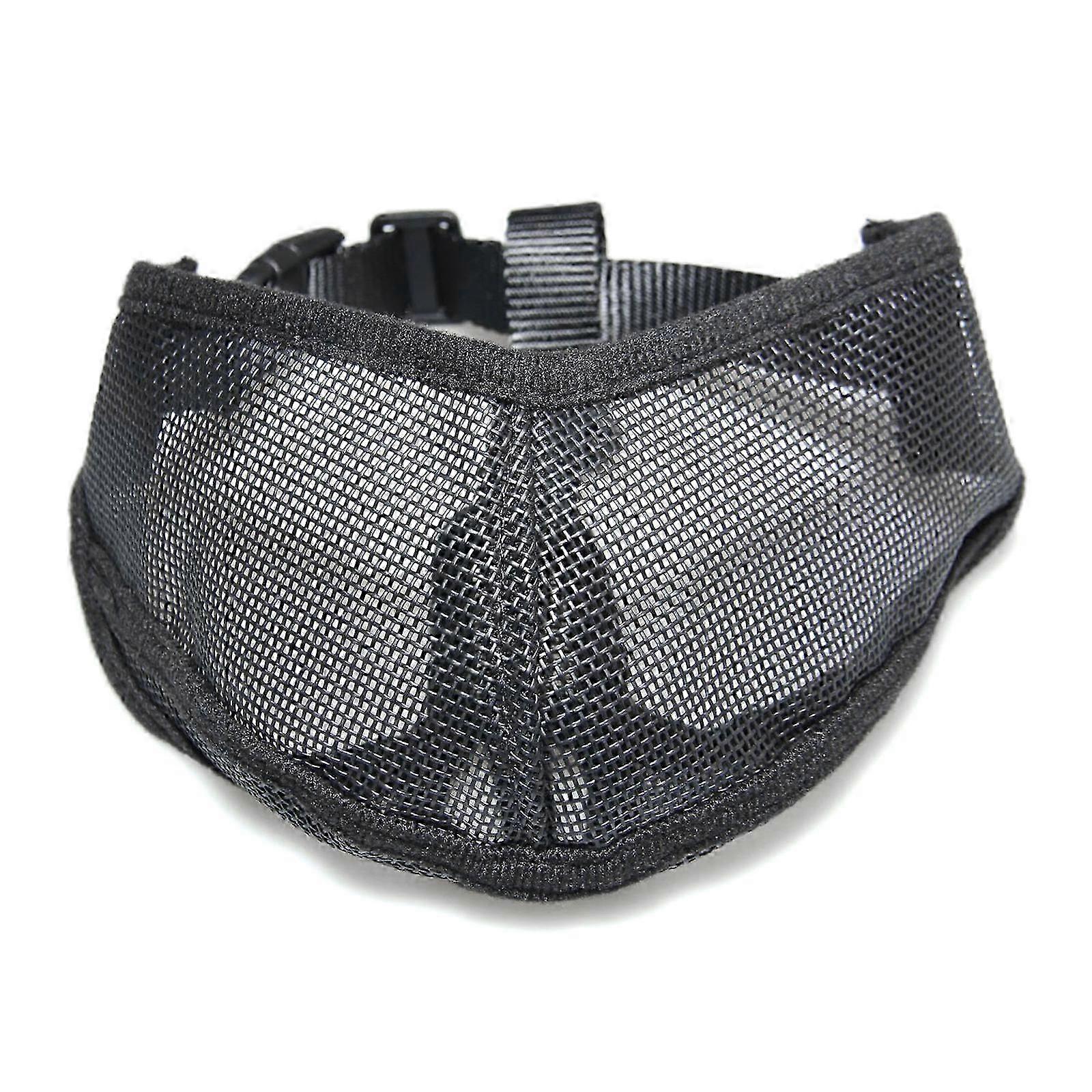 Dogs Muzzle Bitingproof Dog Training Muzzle Breathable Mesh Muzzle for Cat Small Medium Dogs Safe Adjustable Mouth Cover L