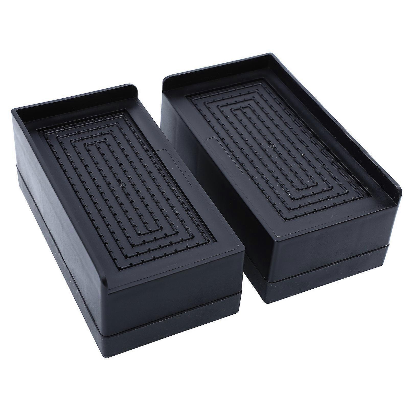 Nonslip Furniture Pads 2Pack For Washing Machine And Refrigerator Shockproof Black Ventilation