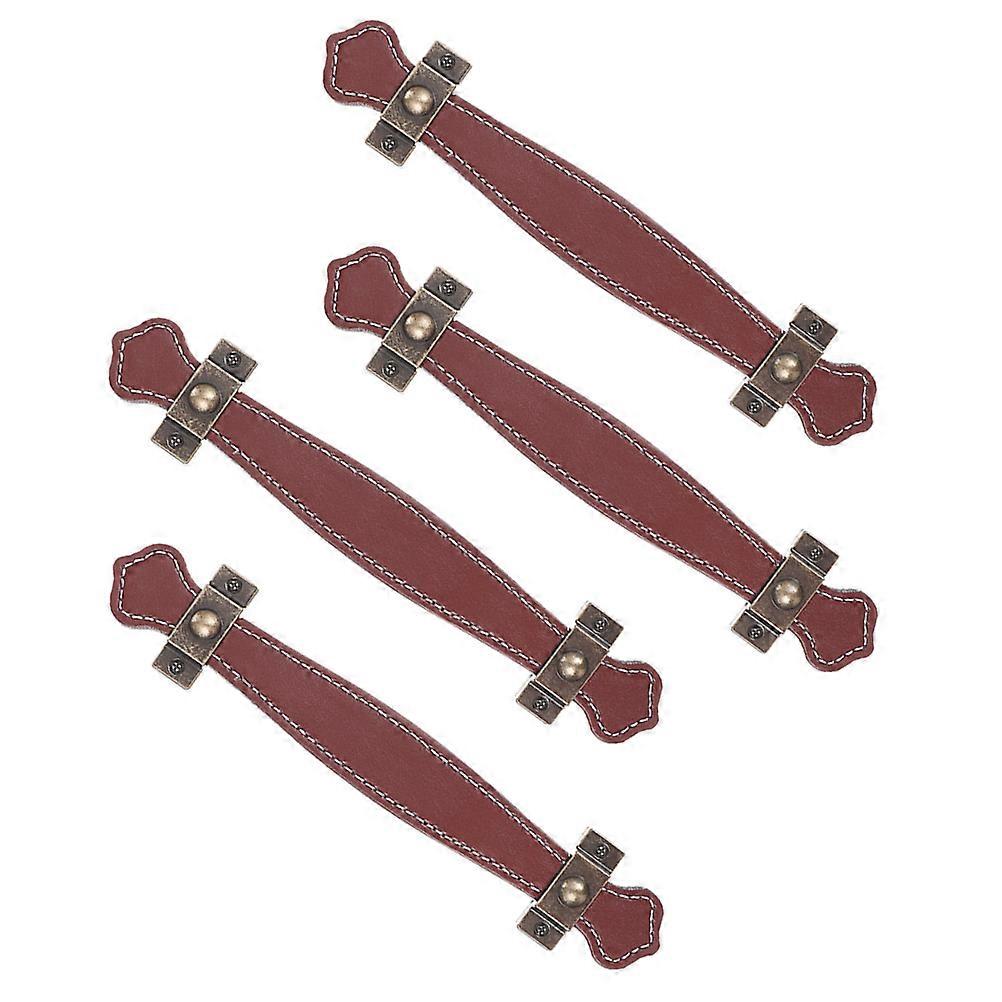 a polished and professional product description based on your input:
 
**4PCS PU Drawer Pulls – Soft & Flexible Cabinet Handles for Furniture,