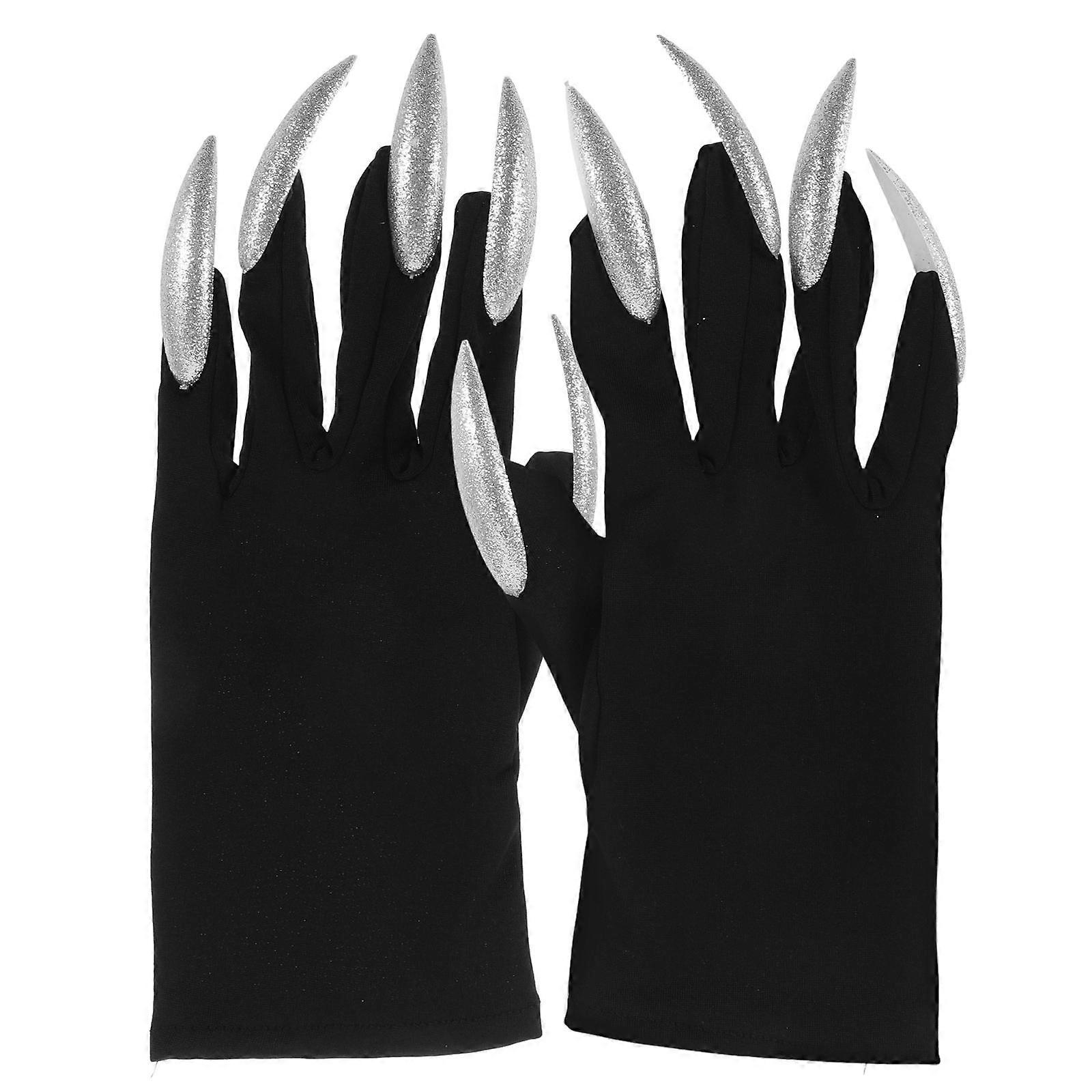 Horror Design Claw Gloves For Cosplay Stage Performances Ideal For Cosplayers With Long Claw 1 Pair