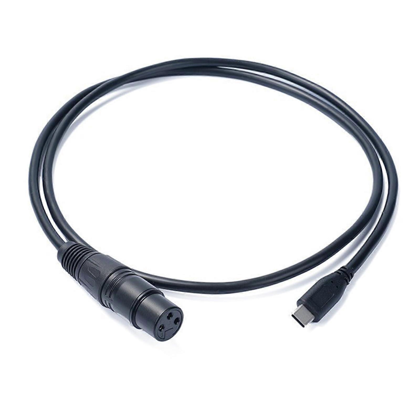 USB TypeC to XLR 3 Pin Male Microphone Cable Balanced Sound Cable for Mixers and Amplifiers Ref: 8733