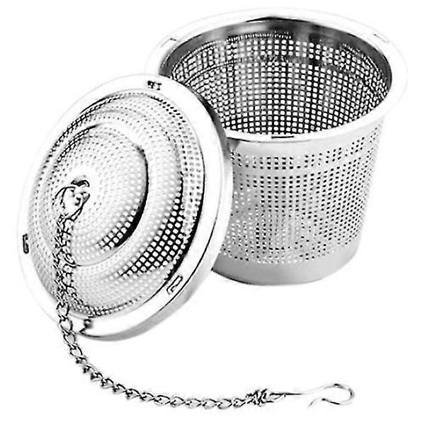 Stainless Steel Infuser Mesh Tea Filter Spoon Locking Spice Ball, easy to use.