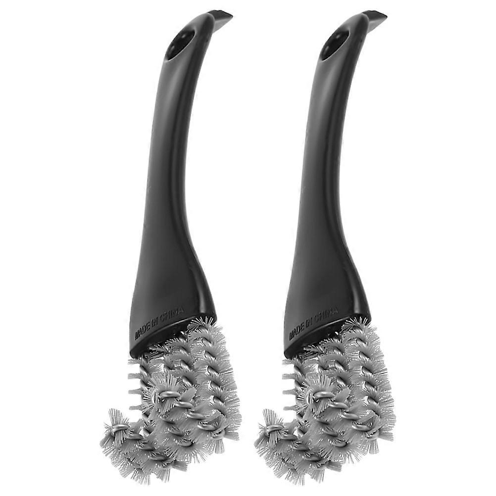 Multifunctional Grill Cleaning Brush For Kitchen Stoves Sinks Corners Barbecue Racks With Ergonomic Handle 2Pcs