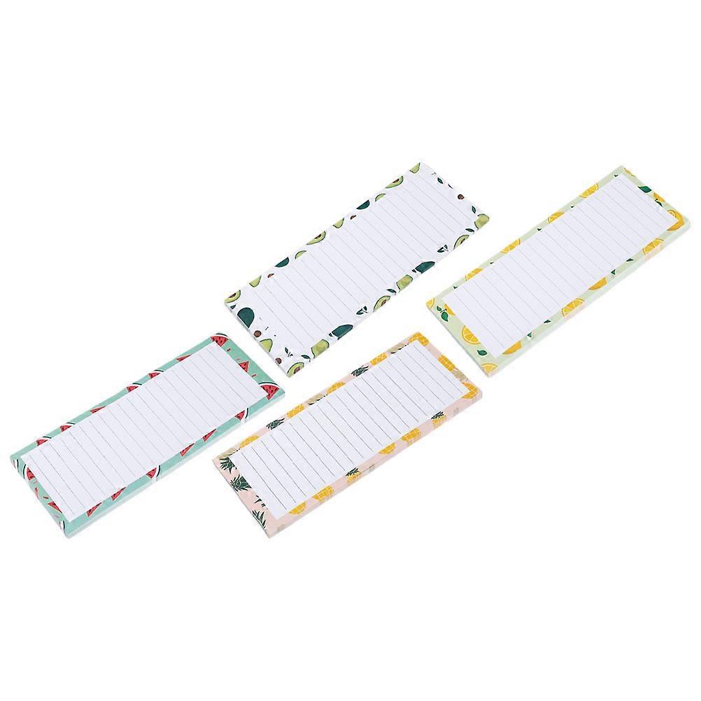 Grocery List Pads Magnetic Fridge Notepads Office Workers Message Board Watermelon 4Pcs