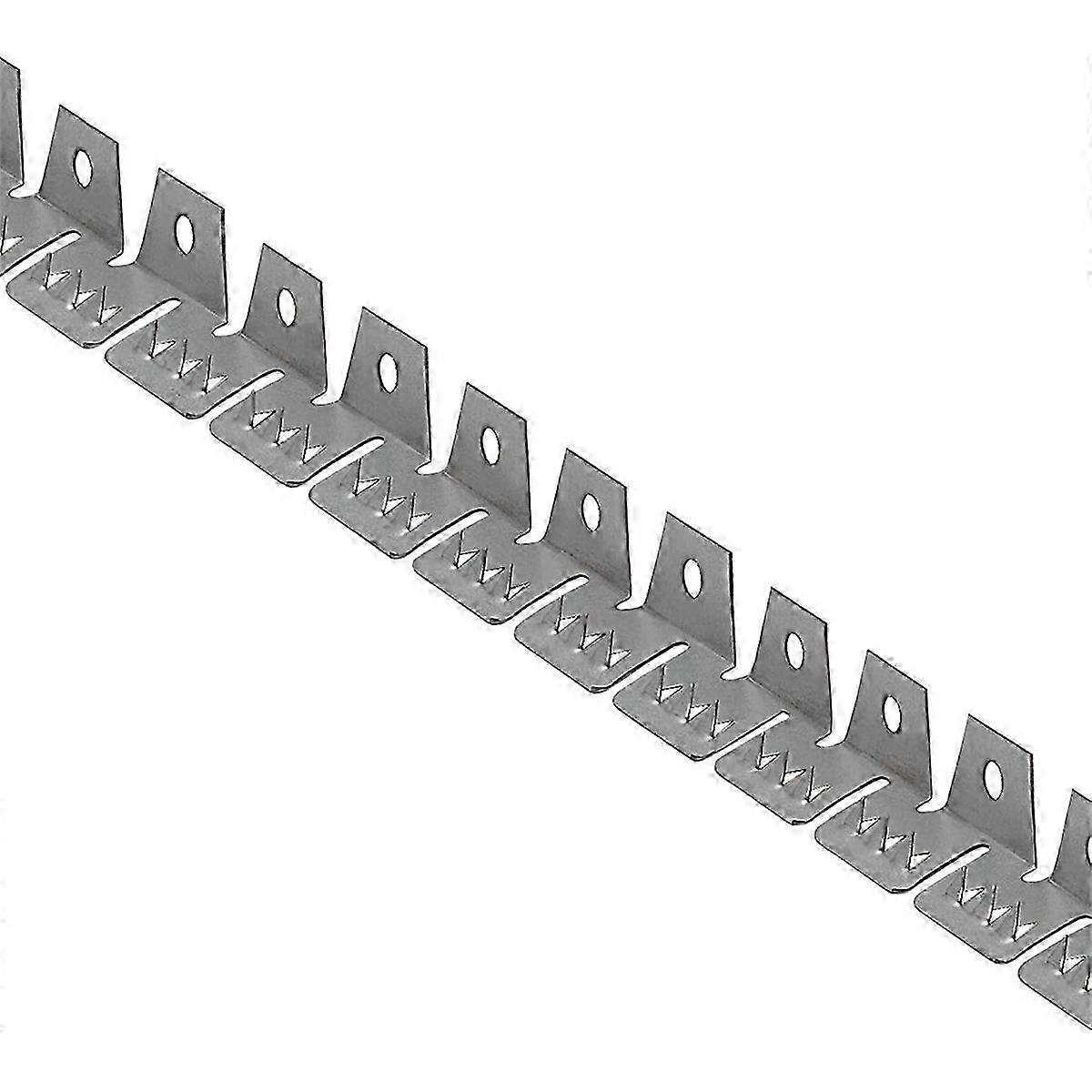 Three-Tooth Tack Strip with Curve Ease Grip for Upholstery Edges on Furniture and Sofas