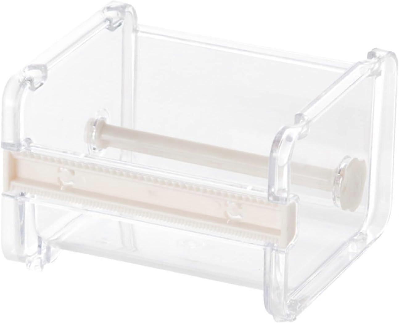 transparent washi tape dispenser, organizer, cutter, mount, storage
