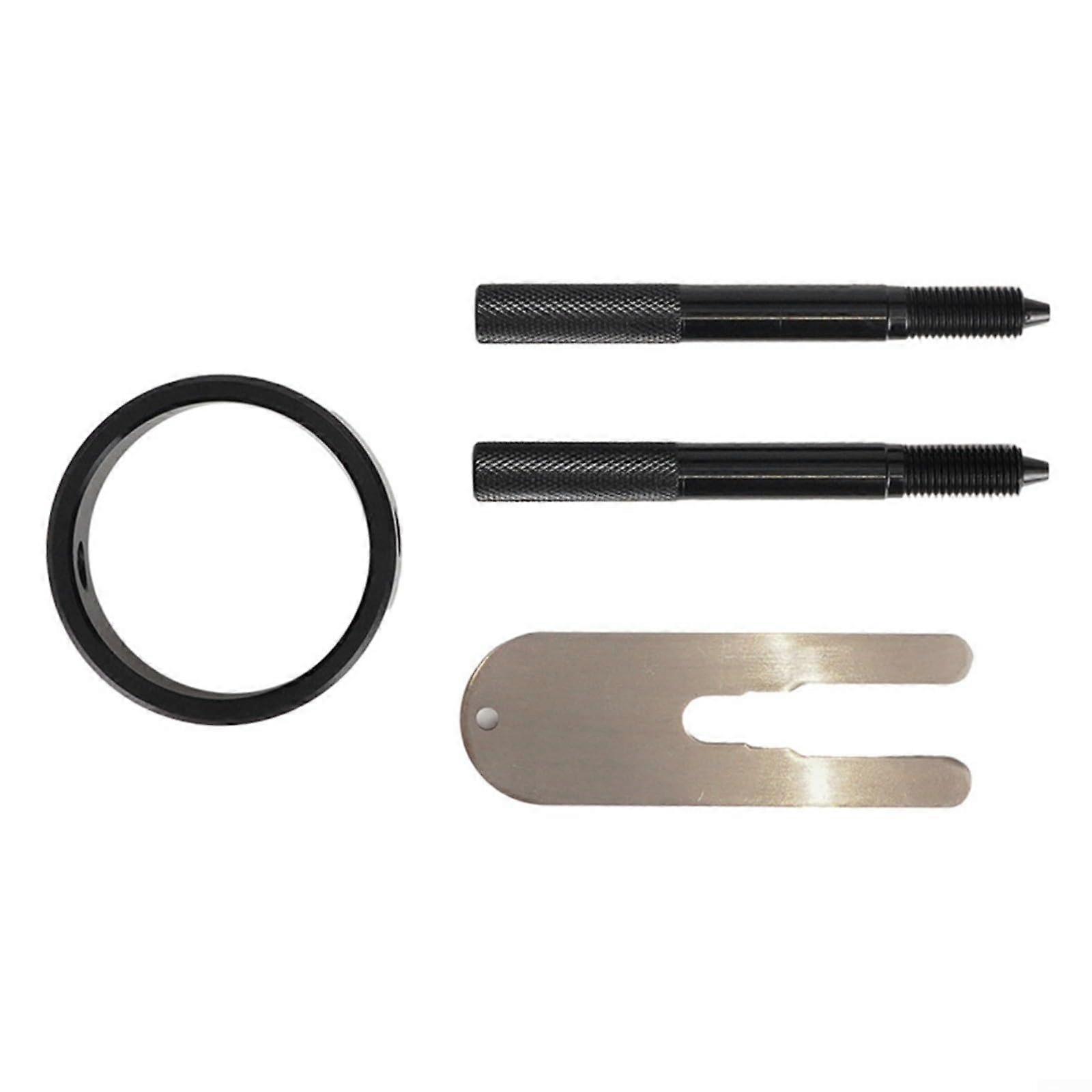 Motorcycle Front Fork Spring Compressor Kit for BMW, Black Aluminium Fork Spring Tool Set, Adjustable Valve Spring Compressor