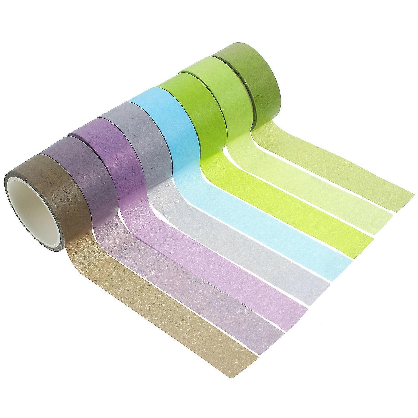 8 Rolls Creative Washi Tape Decorative Crafts For Journaling And Scrapbooking