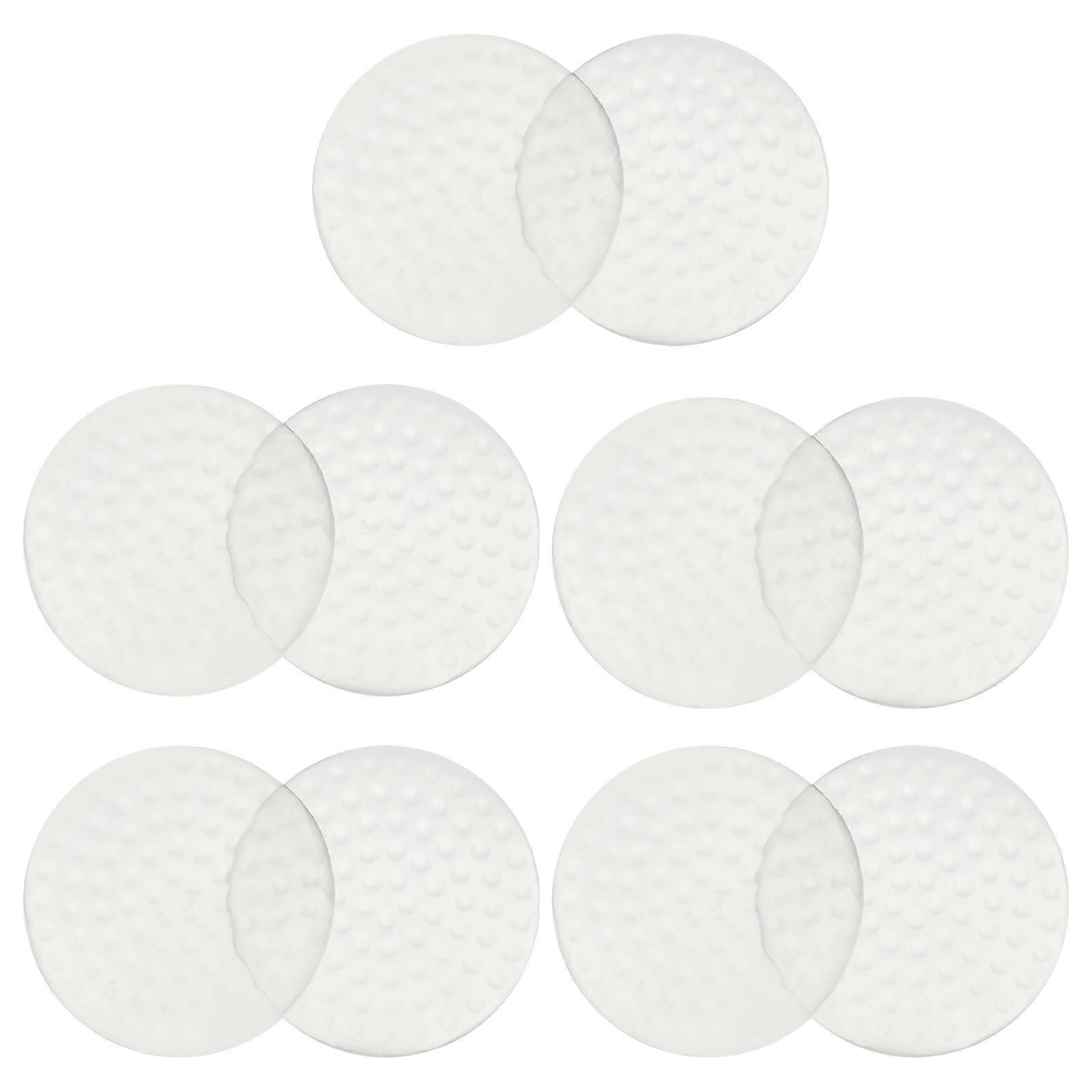 Door Handle Anti-Collision Pad Wall Protector Collision-Proof Hotel Use 10Pcs Self-Adhesive Backing