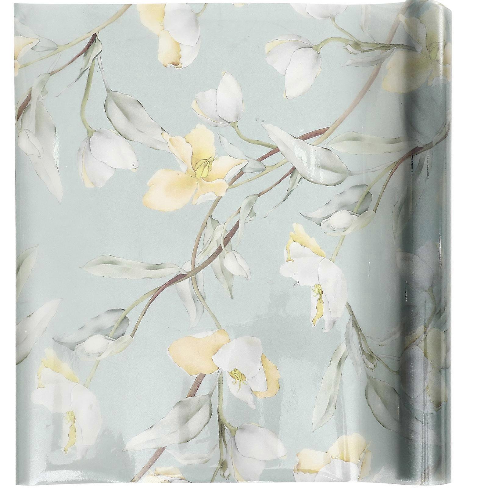 Static Cling Decorative Window Film Temperature Reduction Privacy Protection Rectangle Design 1 Sheet For Public Places