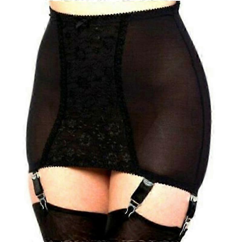 Cintura giarrettiera sexy da donna, con vita alta, in pizzo, con fibbie regolabili, regalo di Natale