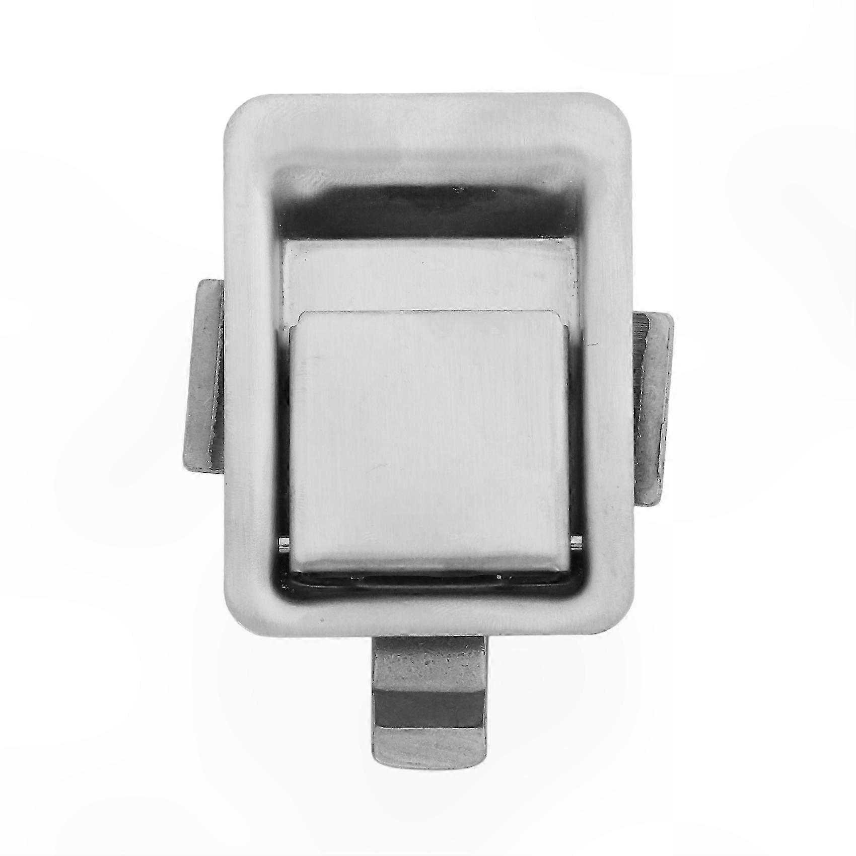 RV and Trailer Cabinet Lock - Mini Flush Mount Handle Latch Stainless Steel Recessed Paddle Lock for Toolboxes and More