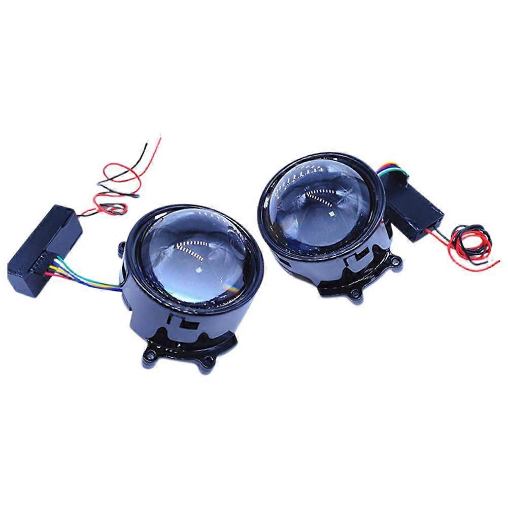 For 12V Car 3 Inch Devil Eye Lens Light Single Mode Red Eyeball Easy Installation