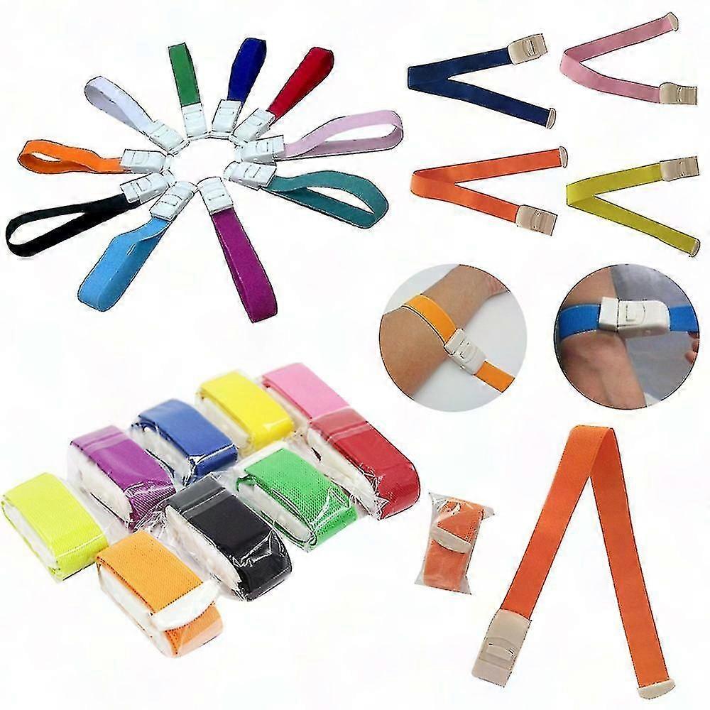 25 kpl pikalukitus lääketieteellinen kiristysside hätäensiapuun, urheiluun ja ulkoiluun