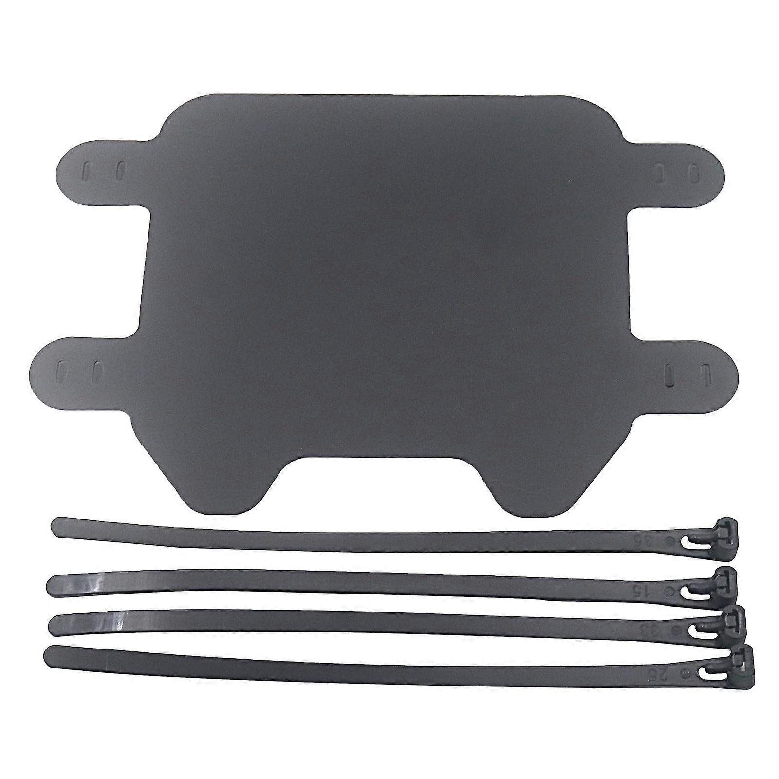 Upgraded electric bicycle license plate, PVC, impactresistant number plate for improved performance for SurRon Black.