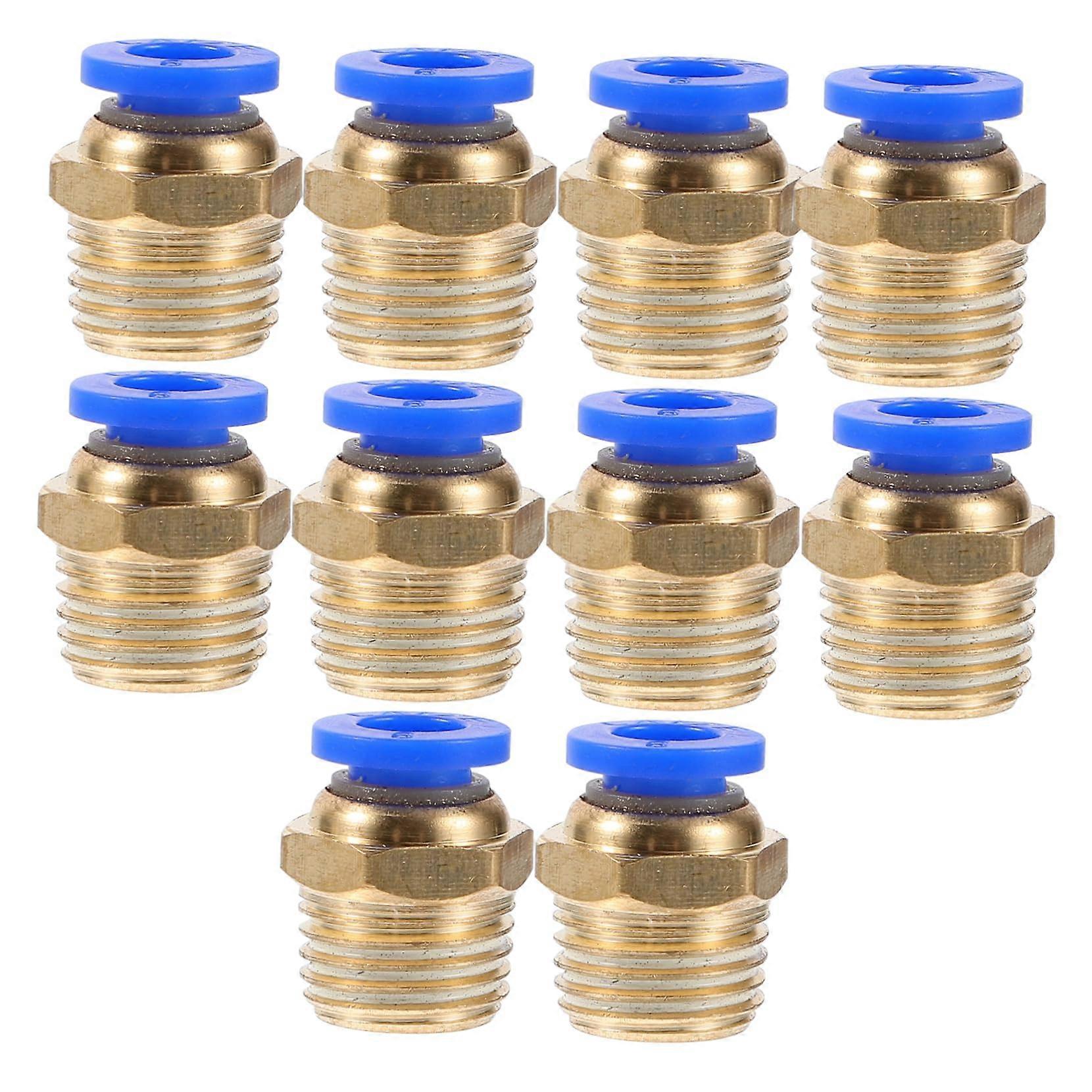 10-Piece Air Hose Adapter Quick Coupling Connectors for Pneumatic Systems in Industrial and Mechanical Applications