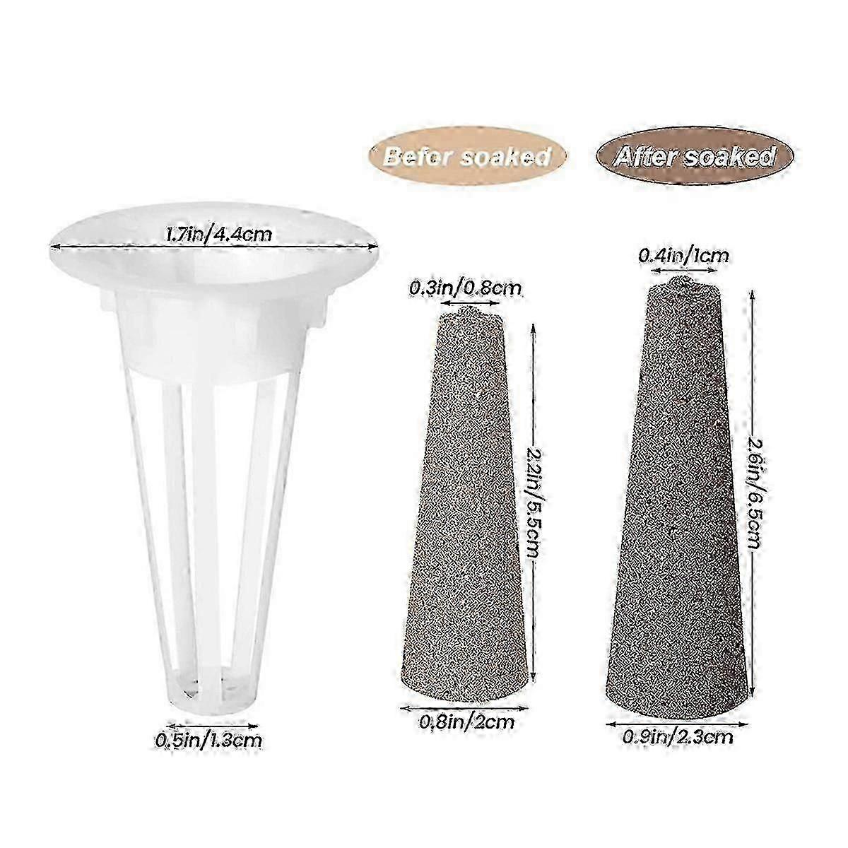 Hydroponics Planter Substrate Kit Garden Soilless Nursery System Seed Pods for