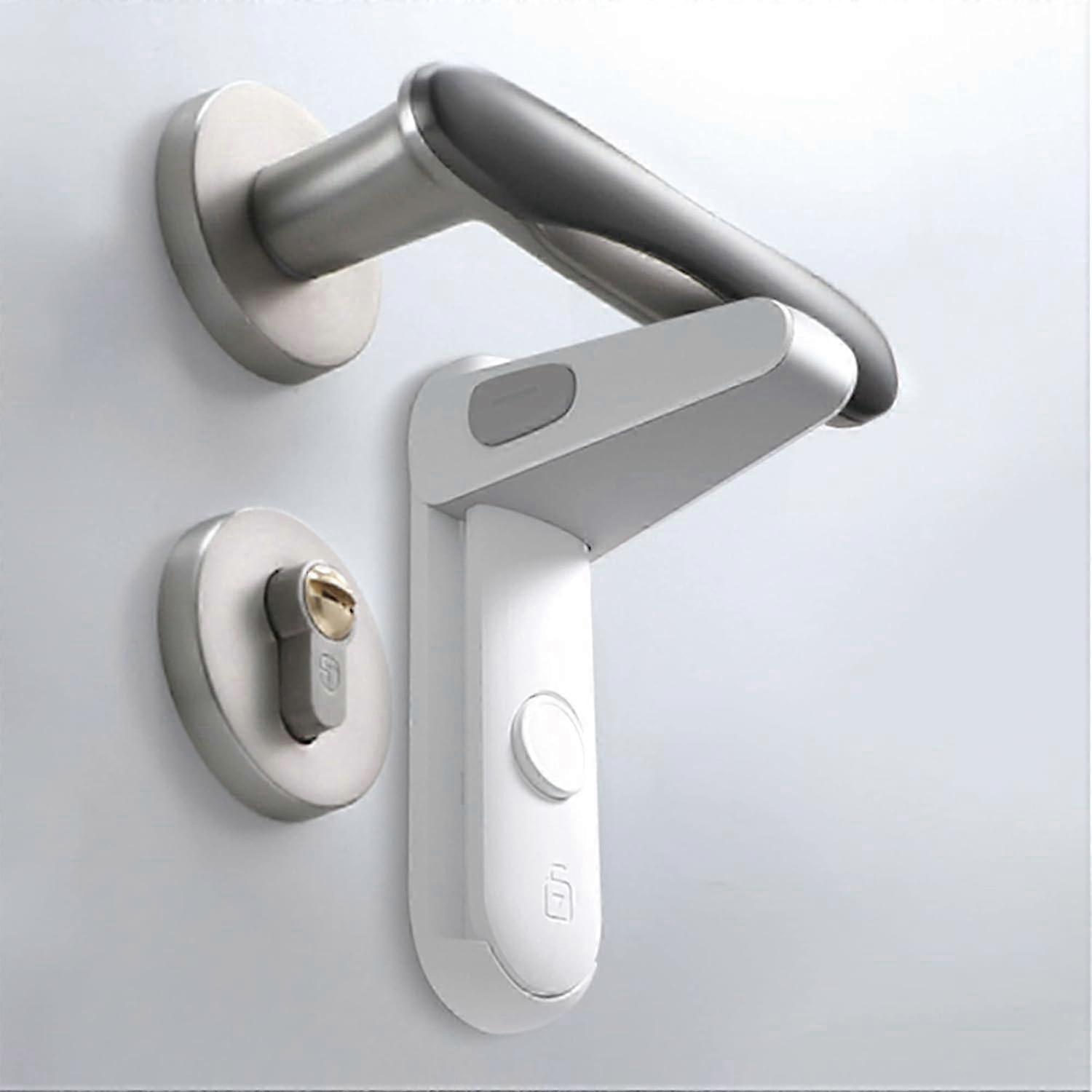 2 Pieces - Door lock - Door handle locks for childproof & pet proof - Door handle locks for toddlers - Baby safety locks for toddlers