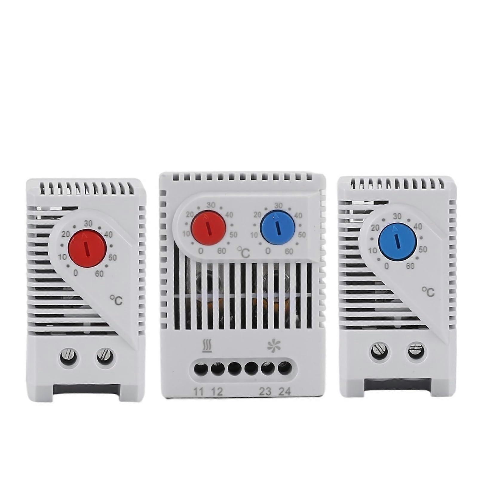 KTO011 KTS011 ZRO011 DIN Rail Mini Compact Bimetallic Thermostat Mechanical Temperature Controller Normally Open Normally Close Kto011 Heating