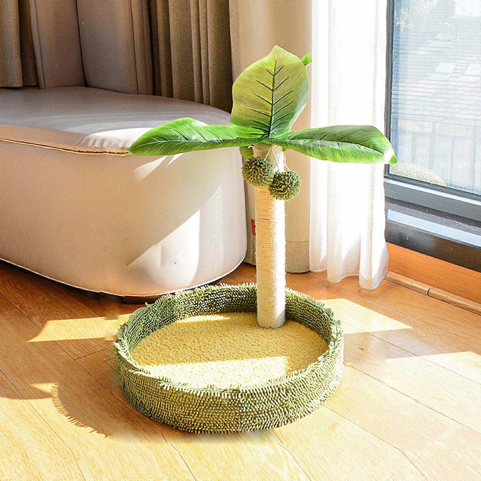 Cute Cat Tree with Sisal Scratching Post, Perch, Jumping Platform (Medium)