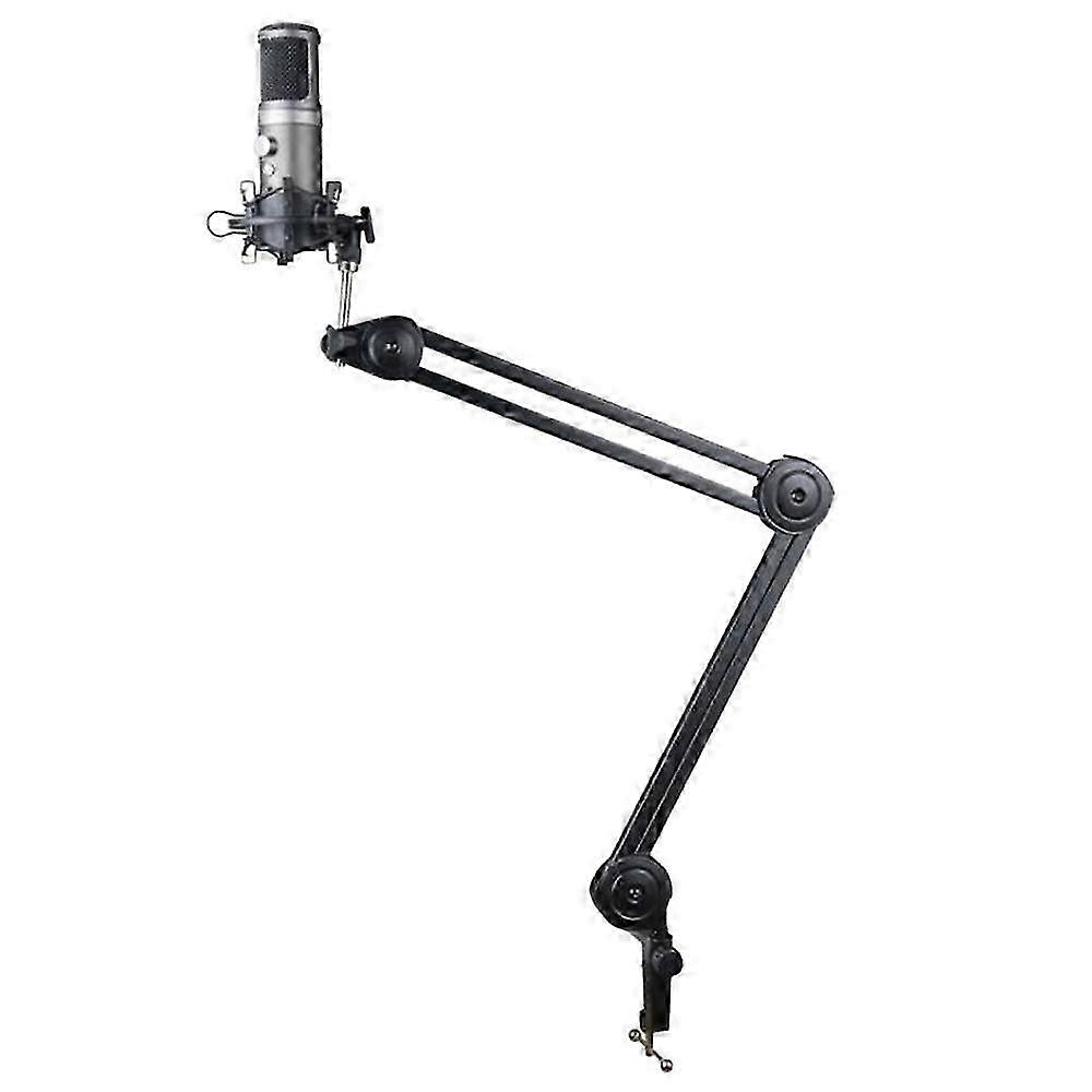 Microphone Mount Adjustable Rotatable Cantilever Scissors Long Arm Bracket Spring-Free Cantilever Desktop Stand