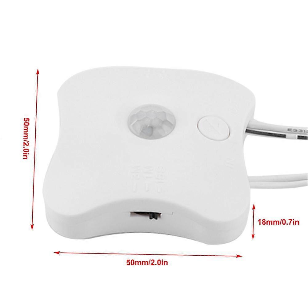 DC5-24V Infrared Motion Sensor Switch for Armoire Light, White