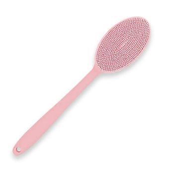 Silicone Body Brush with Long Handle and Massage Head