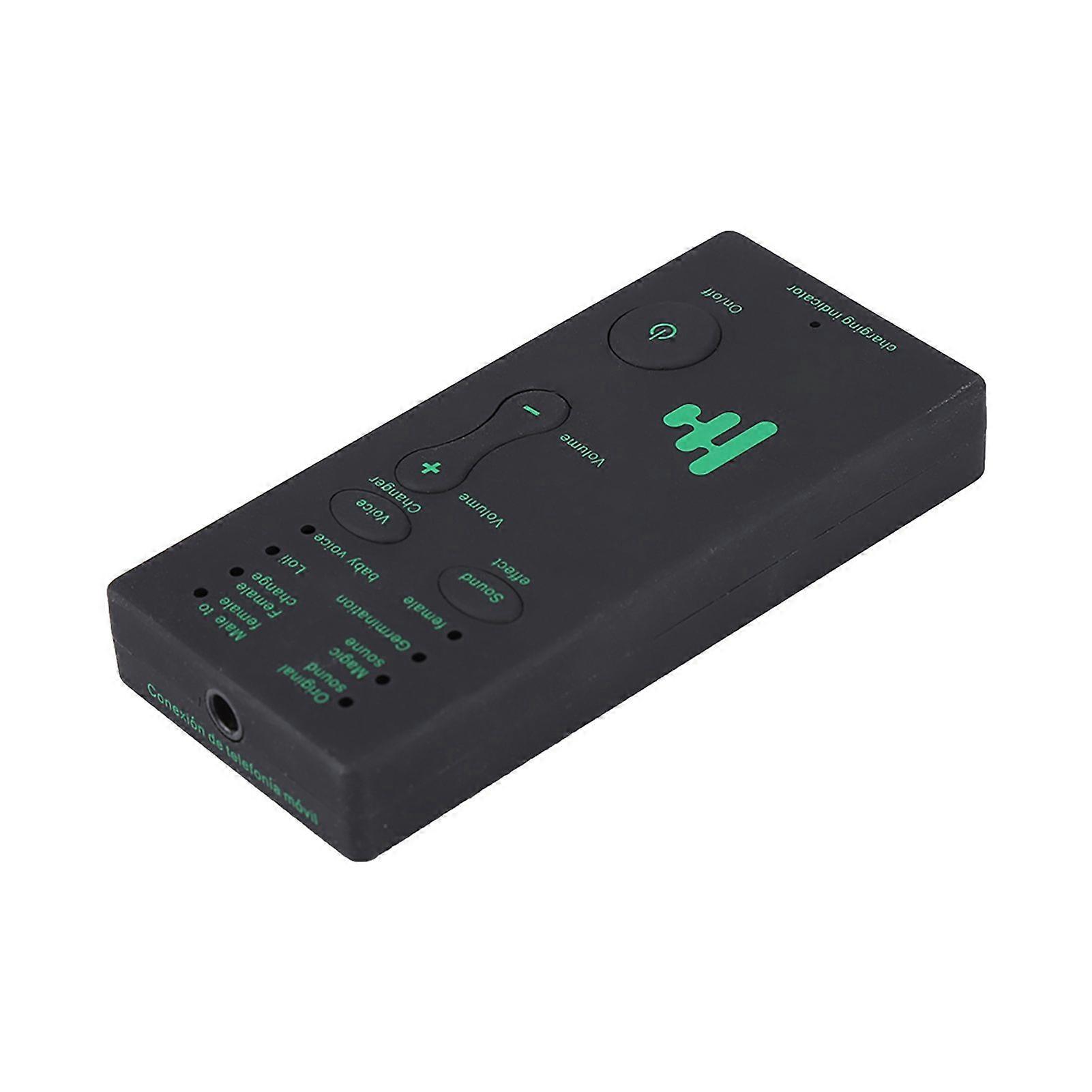 Portable Mini Voice Changer Live Broadcast Sound Card For Mobile Phone PC (English Version)