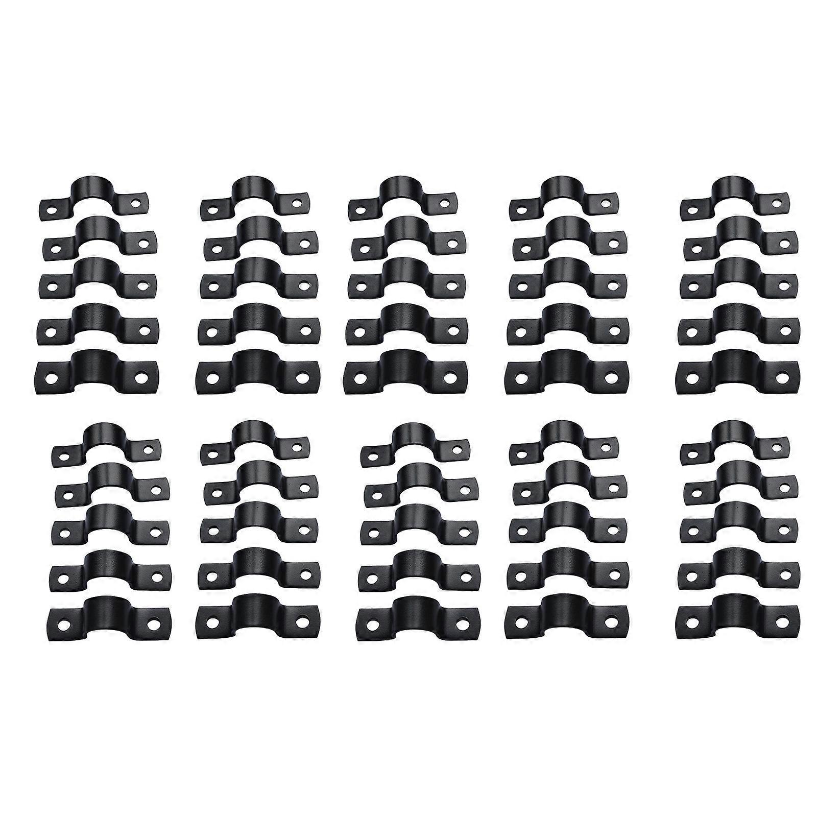 Strong Metal Tube Clamp Mounting Clamp Guard Improved Build with Guard Layer Simple Installation for Home Business Use Multicolor
