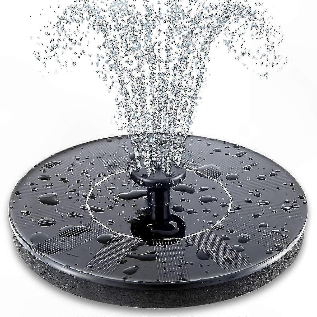 Upgraded 3.5W Solar Fountain Pump with 6 Nozzles for Bird Baths and Water Features